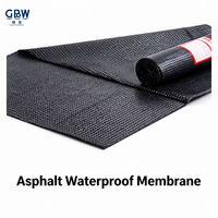 Membrane imperméable bitumineuse SBS anti-fissures adaptable à larges intervalles de température pour piscine et sous-sol, garantie 5 ans, extérieur