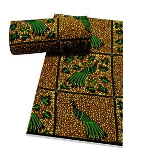 Vente en Gros Usine Cire Garantie Véritable Tissus Africains Impression Wax Pagnes Hollandais Robe Africaine 100% Polyester 6 Yards <span class=keywords><strong>Pagne</strong></span> - Product Image 1