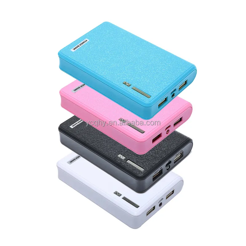 Dual USB Power Bank Case Kit 12000mAh 4*18650 power bank battery box diy shell case