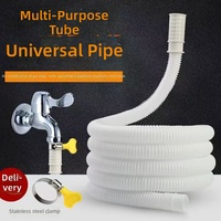 Tuyau d'arrivée d'eau semi-automatique pour machine à laver vintage, raccord de robinet, rallonge de tuyau d'eau, tuyau de vidange de climatiseur