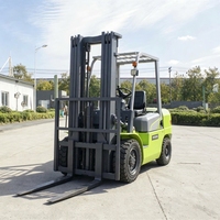 Chariot élévateur diesel à roues avant de qualité supérieure, chariot élévateur à combustion interne haute efficacité pour atelier d'usine