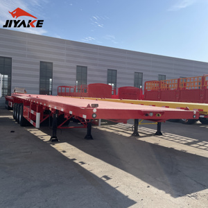 New Bright Hữu Ích Tốt Nhất Công Nghệ Sản Xuất 2/3 Trục Màu Trắng Và Màu Đỏ Nặng Phẳng Đầy Đủ Trailer - Product Image 6