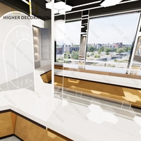 Vitrine d'exposition optique pour lunettes avec bandes LED, présentoir pour lunettes de soleil et mobilier de magasin d'optique