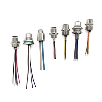 Connecteur circulaire codé A/B/C/D à 3/4/5/6/8/12 broches pour montage sur panneau frontal M8 M12 pour PCB