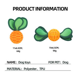 Jouet balle en TPU pour chien durable et grinçant, fournisseur en gros d'animaux de compagnie - Product Image 3