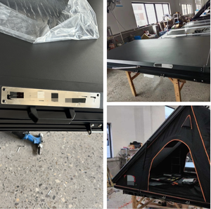 Tente de toit triangulaire en aluminium pour 3 personnes Tente de toit à coque dure étanche pour camion Jeep Car SUV Van - Product Image 4