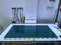 AUO asli UHD TFT layar LCD Panel 55 inci UHD layar TV sel terbuka untuk suku cadang TV pengganti