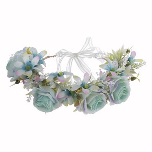 <span class=keywords><strong>Couronne</strong></span> de <span class=keywords><strong>fleurs</strong></span> artificielle hawaïenne en soie <span class=keywords><strong>pour</strong></span> mariage et décoration capillaire de fête - Product Image 4