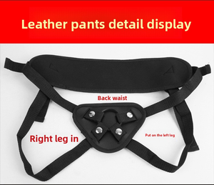 Arnés de Bondage para Mujeres, Pantalones de Cuero con Correa para Dildo, Juguetes Sexuales para Adultos, Productos Sexuales para Gays y Lesbianas, Arnés para Trasero, Kits BDSM - Product Image 3