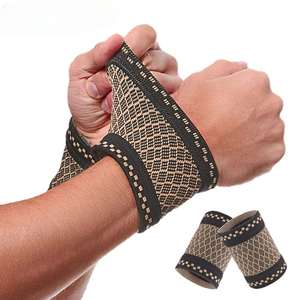 ปลอกข้อมือแบบยืดหยุ่นระบายอากาศได้ดีสำหรับเล่นกีฬา ช่วยพยุงข้อมือและบรรเทาอาการเอ็นอักเสบ - Product Image 2
