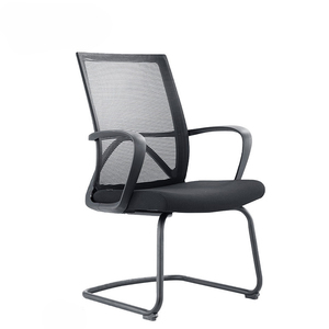 mesh office chair manufacturer Guangdong black visitors office meeting room chair