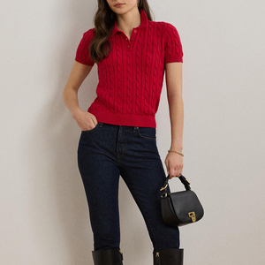 <span class=keywords><strong>Polo</strong></span> Personalizzate da <span class=keywords><strong>Donna</strong></span> in Maglia di Alta Qualità a <span class=keywords><strong>Manica</strong></span> Corta - Product Image 5
