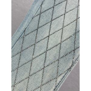 กางเกงยีนส์ทรงหลวมสบาย เอวสูง ขาตรง ผ้าฝ้ายเดนิมสีน้ำเงิน ทรงแบ็กกี้ ขากว้าง ทรงตรงเข้ารูปสำหรับผู้หญิง - Product Image 4