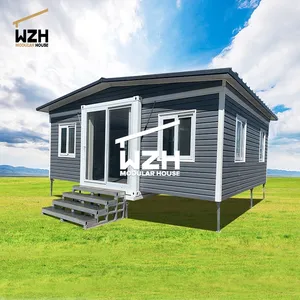 Futuristic casas prefabricadas 37-100 m2 tiny house 2-4 bedroom container home beach bungalow