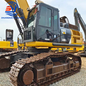 Excavadora de cadenas Caterpillar CAT 340D2L usada, 40 toneladas, excavadora pesada, en buen estado original, pocas horas de uso, en stock para exportación - Product Image 1