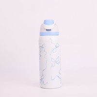 Prototypage disponible, conception de logo gratuite, bouteille d'eau isotherme en acier inoxydable de 24 oz, nouvelle et très vendue, portable et élégante.