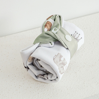 Sac à couches Happy Flute en gros, sac de natation étanche pour bébé, double poches, respirant, en polyester, résistant à l'eau, sac à collations, sacs humides 30*40