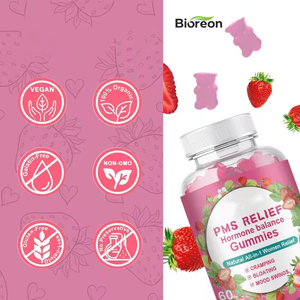 Vente flash : Gummies à la canneberge PMS Vitamins pour femmes, soulagement des règles, gummies pour soulager les douleurs menstruelles, gummies pour l'équilibre hormonal - Product Image 3