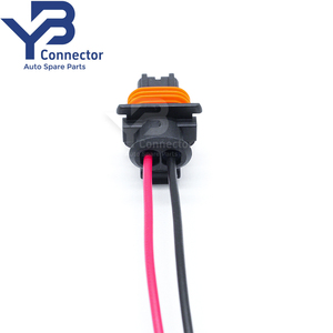 Connecteur femelle étanche <span class=keywords><strong>2</strong></span> broches pour injecteur diesel automobile 1928404072 avec câble de raccordement - Product Image 6