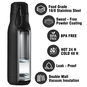 <span class=keywords><strong>Borraccia</strong></span> Sportiva Termica a Doppia Parete in Acciaio Inox <span class=keywords><strong>da</strong></span> 350ml 500ml 750ml con Logo Personalizzato - Offerta Speciale - Product Image 4