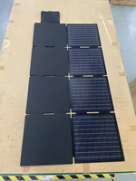 Panneau solaire portable Sunfield pliable, étanche, 250W, 12V, 20% d'efficacité, cellules monocristallines noires, pour camping, voiture électrique