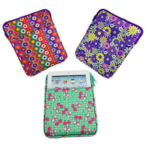 Funda de libro de neopreno de 3 tamaños personalizable, funda Kindle suave y duradera con cremallera, funda Kindle de estilo informal bonito