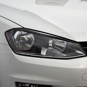 1 par de cubiertas de fibra de carbono real para faros delanteros de coche, para Volkswagen Golf 7 GTI GTD 7 MK7 2014 2015 2016 - Product Image 6