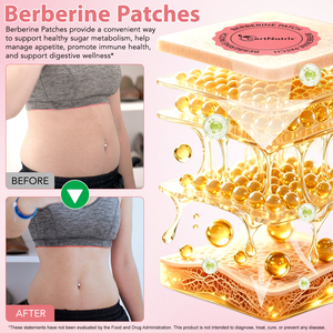 CertNatrls - Parches Transdérmicos de Berberina con Extracto de <span class=keywords><strong>Plantas</strong></span> <span class=keywords><strong>para</strong></span> la Boca, Nariz y Cuerpo, que Favorecen el Metabolismo del Azúcar - Product Image 5