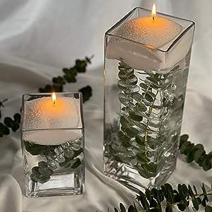 แจกันแก้วทรงกระบอกขนาดใหญ่ หรูหรา สำหรับใส่เทียนลอยน้ำ ตกแต่งงานแต่งงาน พร้อมกล่อง - Product Image 3