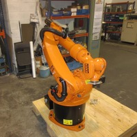 Robot industriel Kuka à 6 axes, bras robotique de soudage KR 16 R2010-2 avec positionneur de soudage CNGBS, PLC et moteur