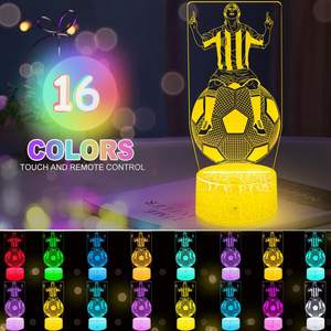 Lampe 3D en acrylique pour club de football, lampe de nuit LED pour le football, vente en gros - Product Image 4