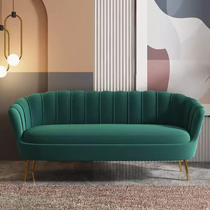 Sillón Reclinable <span class=keywords><strong>de</strong></span> Diseño Moderno Italiano, Tapizado en Terciopelo, Estilo Nórdico, para Dormitorio, Sala <span class=keywords><strong>de</strong></span> Estar, Apartamento Pequeño, Tipo Individual, Doble, Triple - Product Image 3