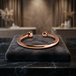 Versatile Handcrafted Copper <b>Magnetic</b> <b>Bracelet</b> With Adjustable Bangle Style For Men <b>Women</b> Everyday Fashion And Gifting - Product Image 4