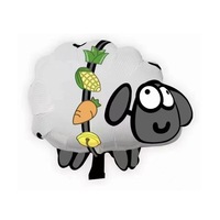 Nuevos Globos de Aluminio de la Serie Little Lamb Sheep para Decoración de Fiestas de Cumpleaños Infantiles