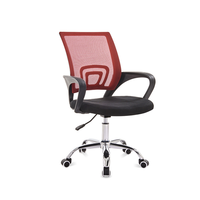 Chaise de bureau ergonomique pivotante en maille, réglable, pour la maison, les loisirs et les tâches informatiques