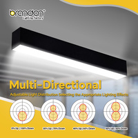 Lustres modernes d'intérieur, lampes suspendues au plafond, connectables, grande lampe de vanité suspendue, lumière linéaire hexagonale LED pour garage