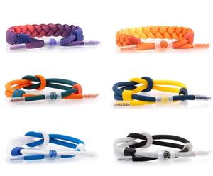 Benutzer definierte Schnürsenkel Armband Hand gefertigte Seil Geflochtene Hockey Sport verstellbare Armbänder mit Schnürsenkel - Product Image 4