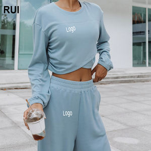 RUIQUWIN, conjunto de Sudadera con capucha deportiva y de ocio para mujer, nueva moda de otoño e invierno, ropa deportiva cómoda con personaje de dos piezas - Product Image 1