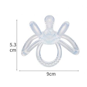 Balle à mâcher personnalisée avec logo couleur, en silicone souple, anti-sucette, pour bébé, de qualité alimentaire, pour la dentition, 0-24 mois - Product Image 6