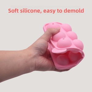 <span class=keywords><strong>Moule</strong></span> à sucettes en silicone de qualité alimentaire, 12 cavités, forme boule, DIY, résistant aux hautes températures, facile à démouler, réutilisable, pour gâteaux - Product Image 4