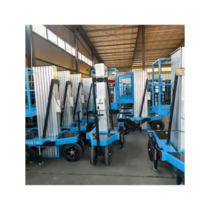 6-24 मीटर 150 किलोग्राम 200 किलोग्राम 300 एल्यूमीनियम मिश्र धातु लिफ्ट टेबल ऊर्ध्वाधर लिफ्ट प्लेटफॉर्म हवाई कार्य मंच हवाई कार्य मंच लिफ्ट - Product Image 6