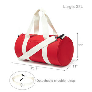 Sacs de sport imperméables en nylon pour usage extérieur, nouveaux arrivages, doublure en polyester, sangle réglable personnalisée, unisexe, sacs de fitness tendance - Product Image 2