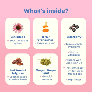 LIFEWORTH supporto immunità per bambini gocce integratore con radice di uva Echinacea origon di sambuco biologico e buccia d'arancia età 2-16 anni - Product Image 2