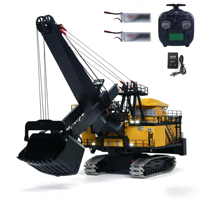 Mini-excavatrice électrique télécommandée P&H 4100XPC 1/25, modèle RTR à assembler, excavatrice minière en métal