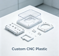 Pièces en plastique usinées sur mesure par CNC, boîtier en plastique, coque, pièces de boîtier d'équipement d'usinage CNC