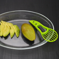 Handmatige Avocado Snijder Schiller PP Milieuvriendelijk Vaatwasmachinebestendig Snijders Snijmachines Fruit Groente Gereedschap Keukenaccessoire Huishoudelijk