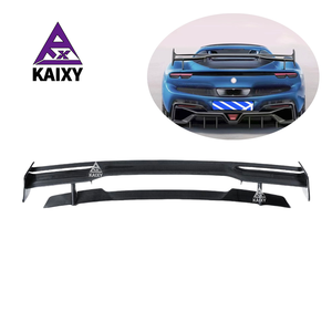 Aileron en fibre de carbone pour <span class=keywords><strong>Ferrari</strong></span> 296 GTB GTS, lèvre de séparateur avant en fibre de carbone, diffuseur - Product Image 1