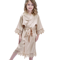 Robes en satin de style chinois FUNG 3031 pour adolescents, respirantes, taille élastique, grandes tailles