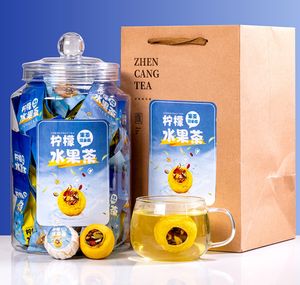 Thé aux fruits au citron entier, aux fleurs et aux herbes, thé savoureux avec des extraits de citron et de fruits - Product Image 6