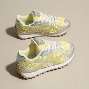 Nouvelles baskets basses unisexes de haute qualité pour hommes et femmes, baskets jaunes à lacets de créateur pour femmes - Product Image 4